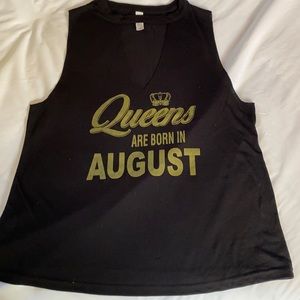 August Tee shirt